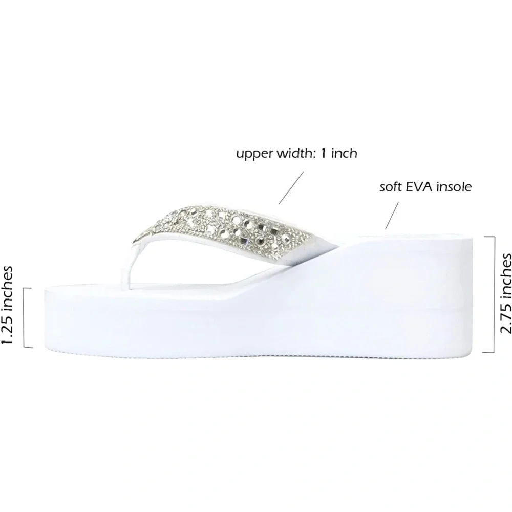🌸🥂HOST PICK🥂🌸 Platform Jewel Wedge Sandals - Picture 4 of 6